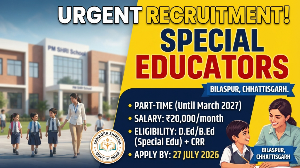 Samagra Shiksha Bilaspur Recruitment 2026
