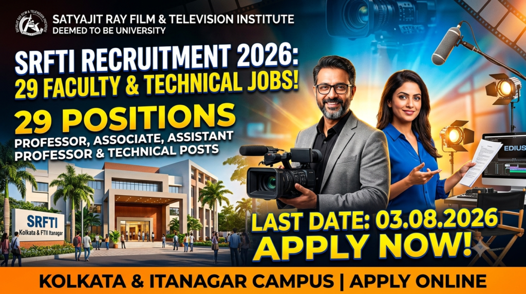 SRFTI Recruitment 2026