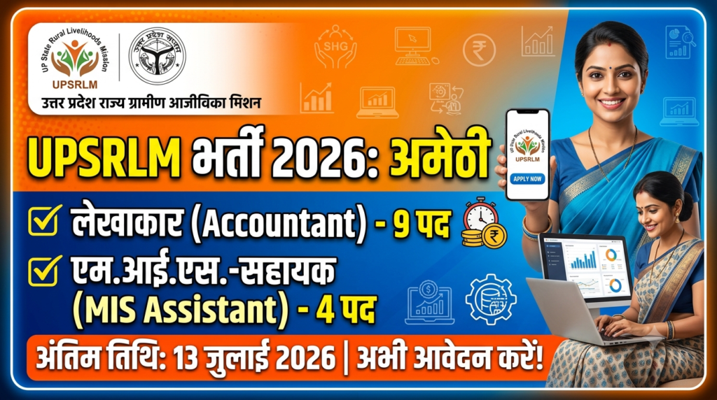 UPSRLM Recruitment 2026