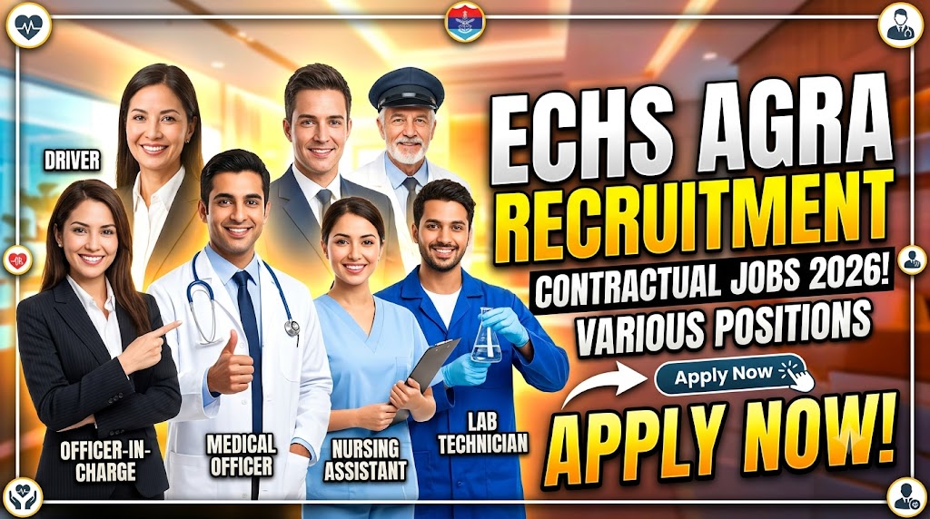 ECHS Agra Recruitment 2026